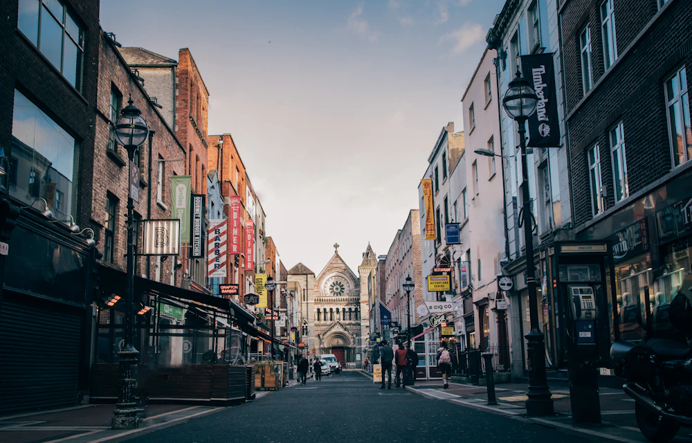 A Dublin city centre street