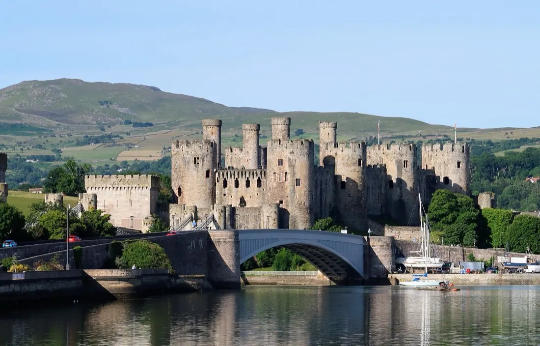 Conwy Castle in North Wales